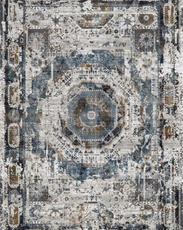 Ковер турецкий 1718 ELEXUS KALIPSO (Акрил, Эвкалиптовый шелк, серый)