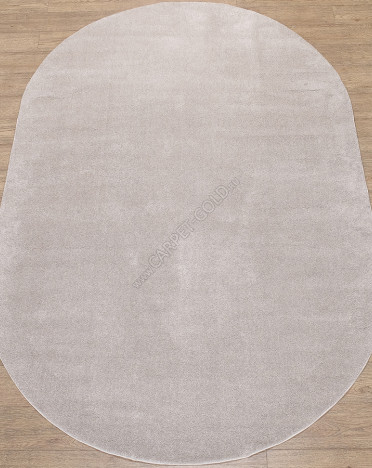Ковер российский 47007-45222 Софт (Полиэстер, бежевый) овальный