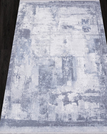 Ковер турецкий AB074A LOTUS (Полиэстер хит-сет, серый, голубой)