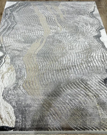 Ковер турецкий 4066A DIORA LONDON (Бамбуковый шелк, серый)