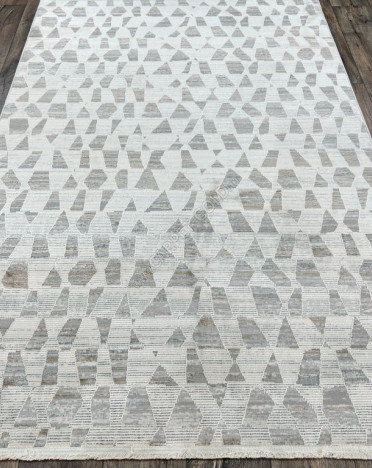 Ковер турецкий JF36A MINERVA (Полиэстер, бежевый, серый)