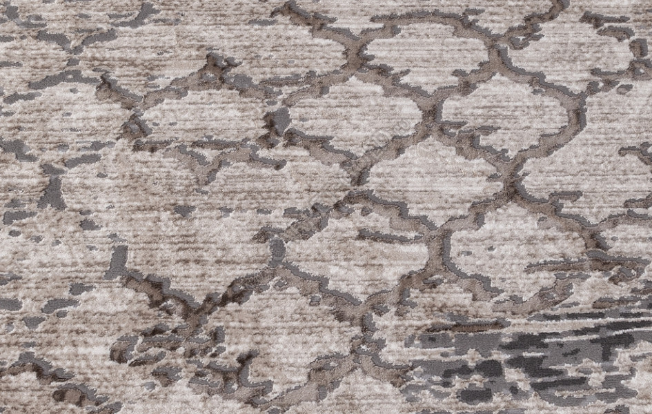 Ковер 03806A - GREY / BROWN - Круг - коллекция ARMINA
