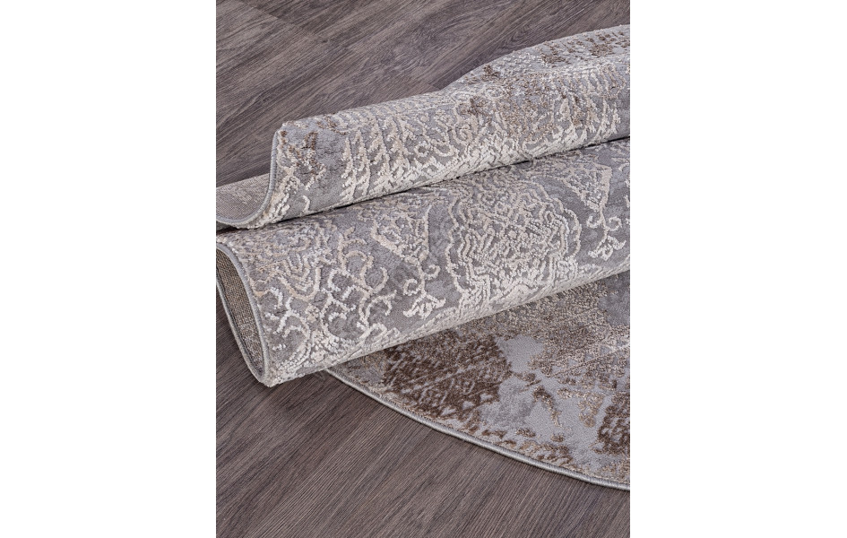 Ковер 03851C - GREY / BROWN - Овал ARMINA