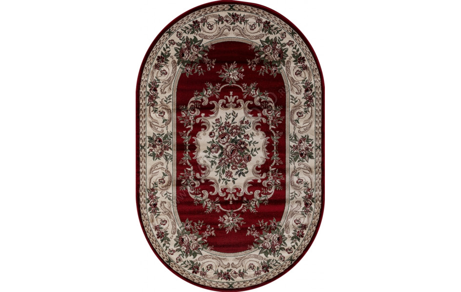 Ковер D057 - RED - Овал COLIZEY