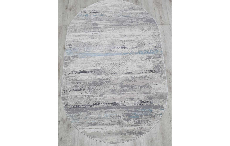 Ковер 36556A OVAL GREY / BLUE Amatis (Reis)