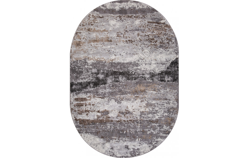 Ковер 2788 - GRAY-BEIGE - Овал - коллекция GRAFF