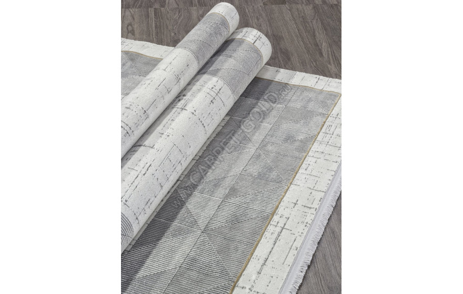 Ковер SI006D - GREY / GREY - Прямоугольник - коллекция LISSABON