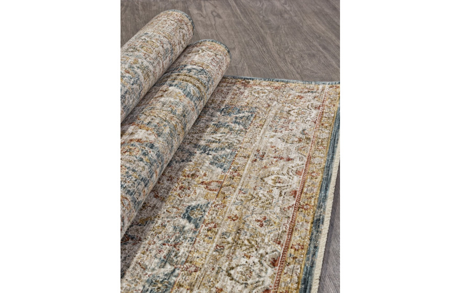 Ковер LB184A - BLUE - Прямоугольник - коллекция SHANTI
