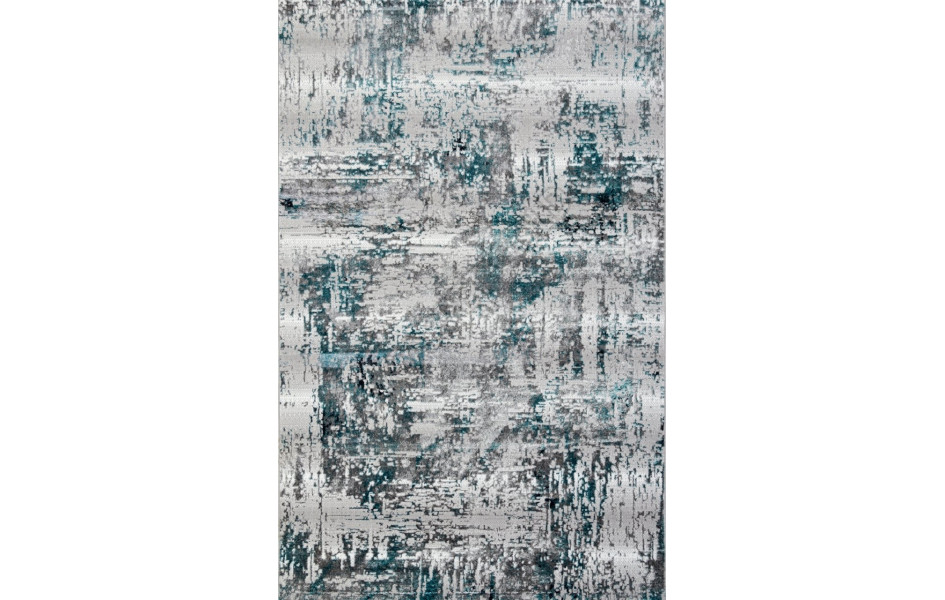 Ковер 00065A - TURQUOISE / GREY - Прямоугольник - коллекция PARADIZE