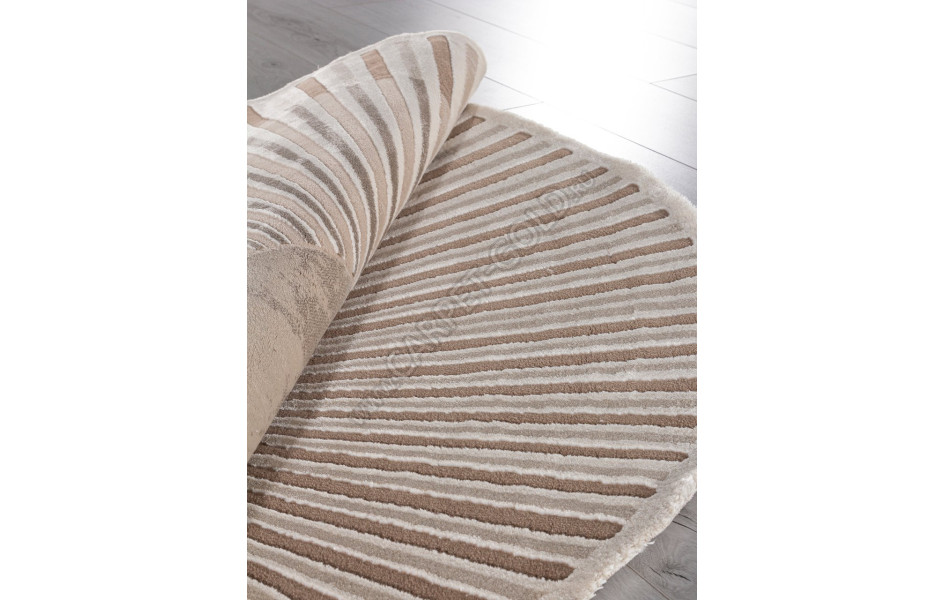 Ковер 00837A - BROWN / BROWN - Круг - коллекция SAFIR